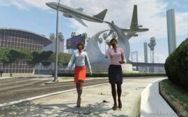 GTA 5 Player Mod: Airhostess PED Fixes And Enhancements V1.0A (Image #3)