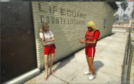 GTA 5 Player Mod: Improved Baywatch PED V1.0B (Image #2)