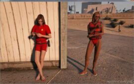 GTA 5 Player Mod: Improved Baywatch PED V1.0B (Image #5)