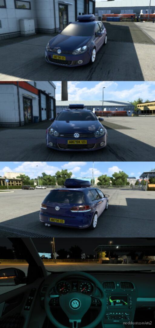 ETS2 Volkswagen Car Mod: Golf MK6 GTI (Featured)