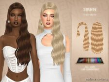 Sims 4 Female Mod: Siren Hairstyle (Featured)