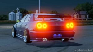 FS22 Nissan Car Mod: Skyline R34 (Image #4)