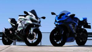 GTA 5 Vehicle Mod: Kawasaki Ninja ZX25R KRT Edition 2023 Add-On | Tuning | Liveries (Image #2)