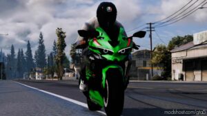 GTA 5 Vehicle Mod: Kawasaki Ninja ZX25R KRT Edition 2023 Add-On | Tuning | Liveries (Image #3)