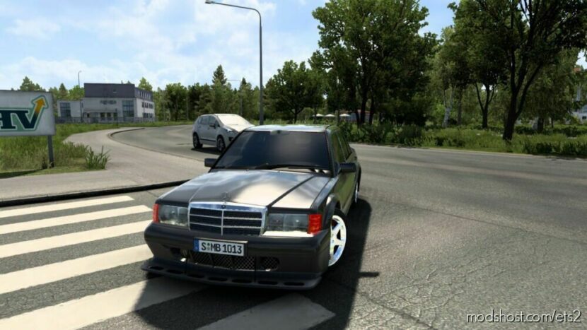 ETS2 Mercedes-Benz Car Mod: 190E 2.5 1.47 (Featured)