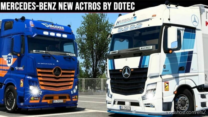 ETS2 Mercedes-Benz Truck Mod: Mercedes Benz NEW Actros Update 6 V0.32OB (Featured)