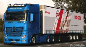 ETS2 Mercedes-Benz Truck Mod: Mercedes Benz NEW Actros Update 6 V0.32OB (Image #2)