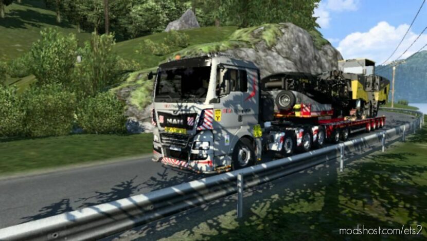 ETS2 MAN Mod: Mega Transporter Skin By Player Thuren (Featured)