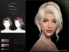 Sims 4 Female Mod: Updo Hairstyle (Jessica) 070623 (Featured)