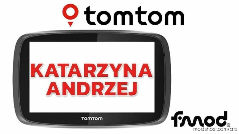 ATS Navigation Sound Mod: Katarzyna Andrzej TOM TOM Voice (Featured)