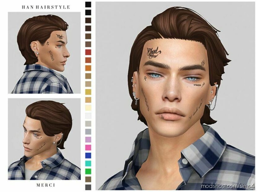 Sims 4 Male Mod: HAN Hairstyle (Featured)