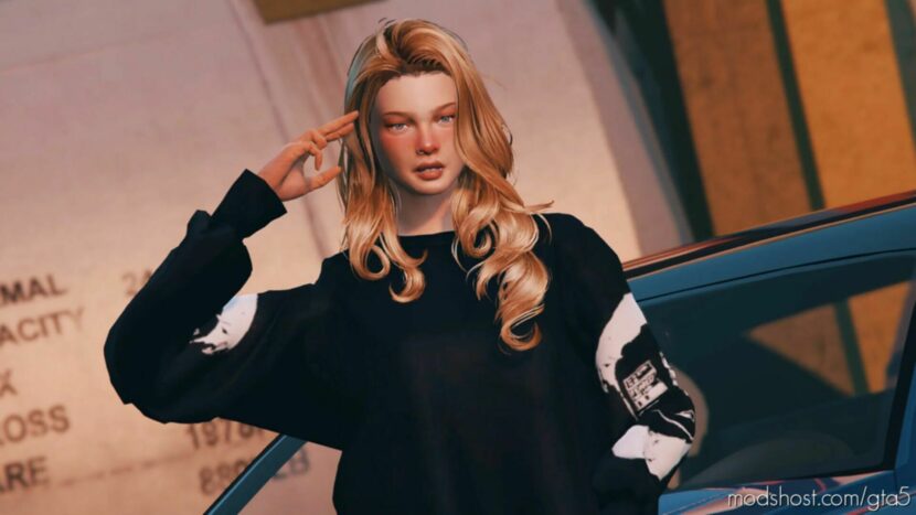 GTA 5 Player Mod: Gabriela Add-On PED Fivem (Featured)