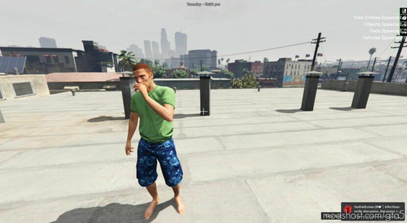 GTA 5 Player Mod: Better A M Y Sunbathe 01 PED (Featured)