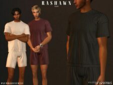 Sims 4 Teen Clothes Mod: Rashawn SET (Featured)