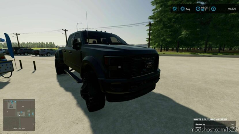 FS22 Ford Car Mod: F450 Crewcab Platinum (Featured)