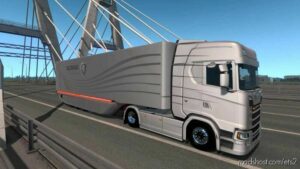 ETS2 Mercedes-Benz Mod: Mercedes Aerodynamic Trailer V2.0 (Image #2)