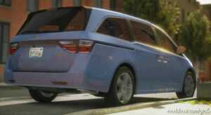 GTA 5 Honda Vehicle Mod: 2012 Honda Odyssey Touring Elite (Add-On/Replace) (Image #5)