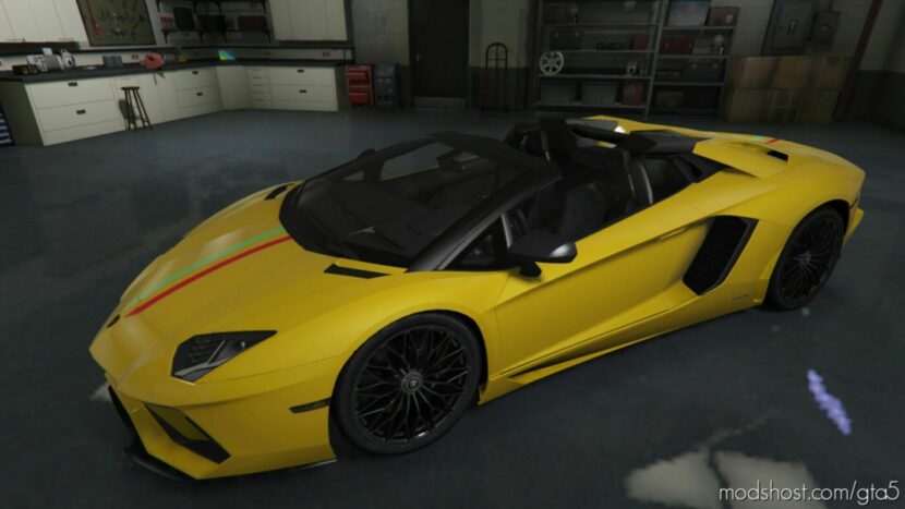 GTA 5 Lamborghini Vehicle Mod: Aventador (Featured)