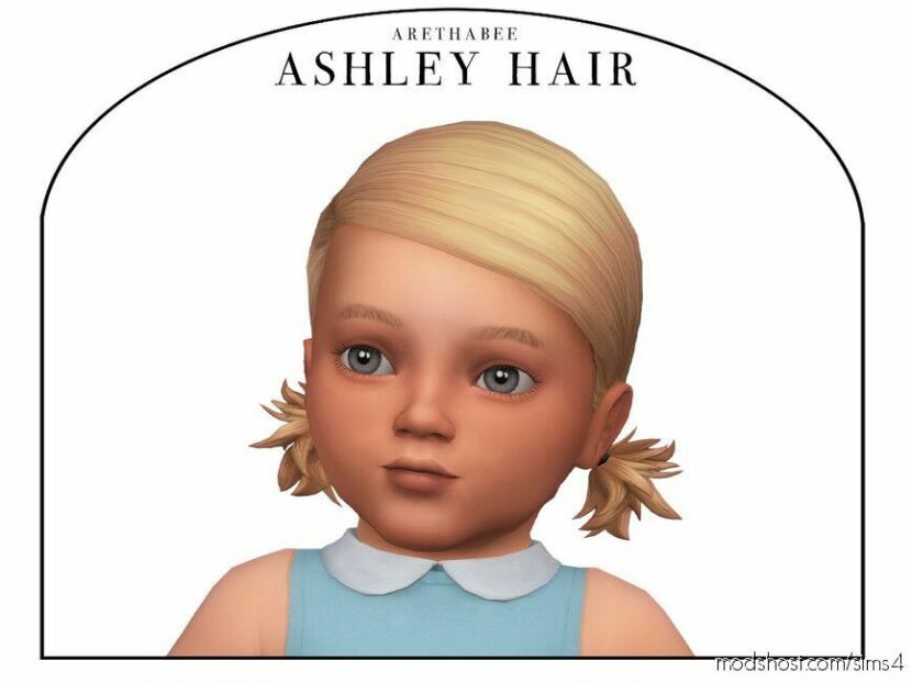 Sims 4 Female Mod: Ashley Hair (Infants) (Featured)