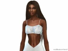 Sims 4 Elder Clothes Mod: Babilonia SET (TOP+Skirt) (Image #2)