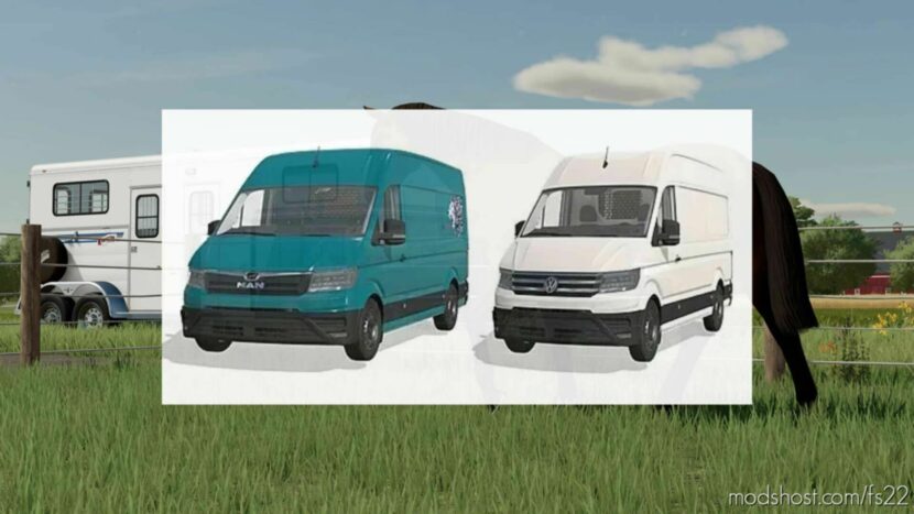 FS22 MAN Vehicle Mod: VW Crafter / MAN TGE V2.1 (Featured)