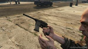 GTA 5 Weapon Mod: Mauser C96 Pistol Animated (Image #5)