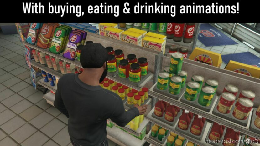 GTA 5 Script Mod: Simple Hunger & Thirst V1.1 (Featured)