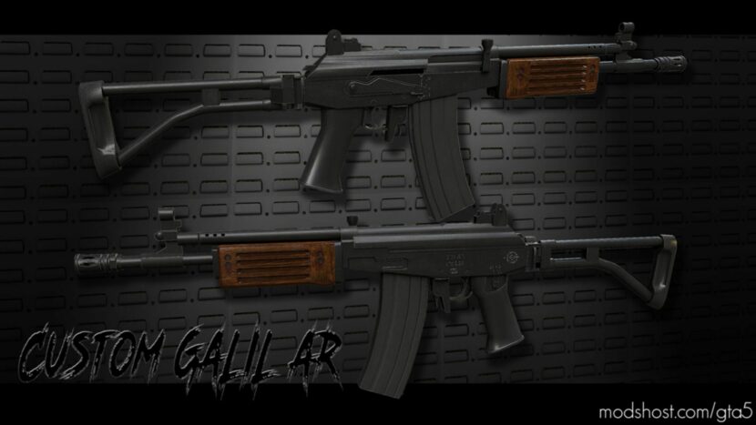 GTA 5 Weapon Mod: Galil SAR Animated V1.4 (Featured)