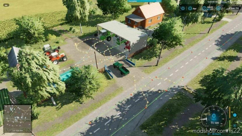 FS22 Mod: Autodrive Course Krasilovka V1.1 (Featured)