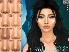 Sims 4 Mod: Myra Nose Preset N37 (Featured)