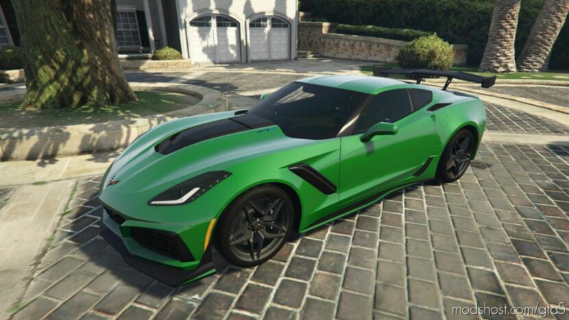 GTA 5 Chevrolet Vehicle Mod: Corvette ZR1 2019 (Featured)