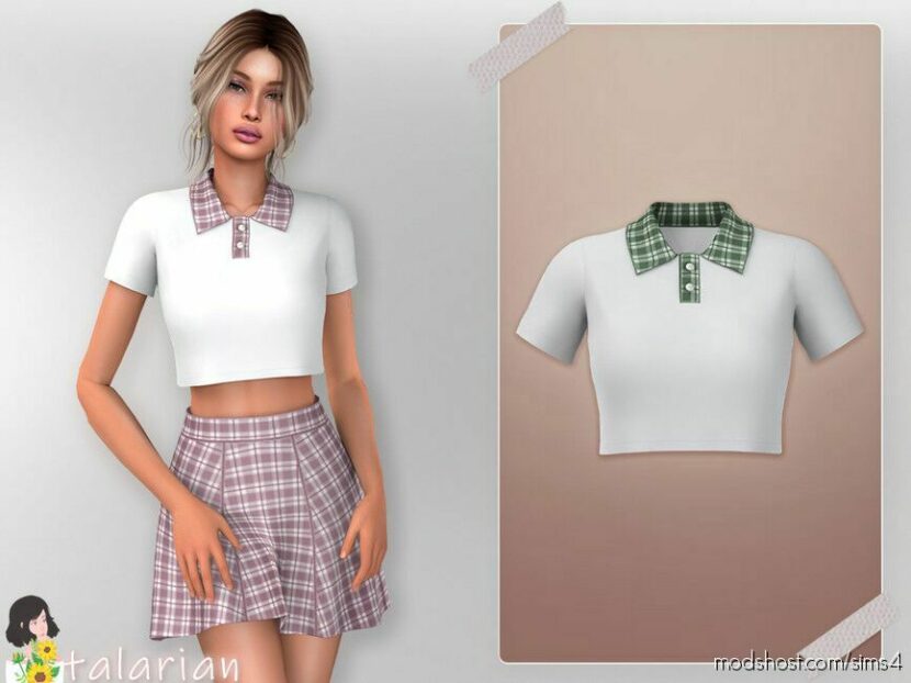 Sims 4 Teen Clothes Mod: Anastasia SET (Featured)