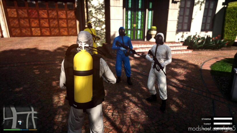 GTA 5 Player Mod: Hazmat Add-On Pack (Featured)