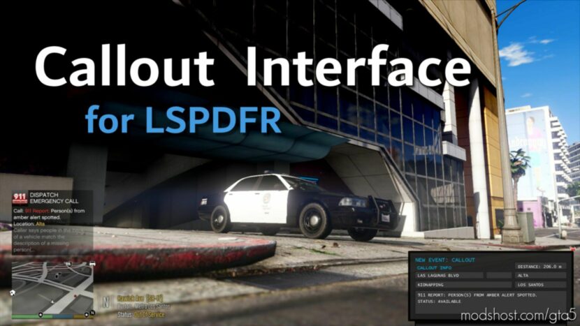 GTA 5 Script Mod: Callout Interface V1.4.1 (Featured)