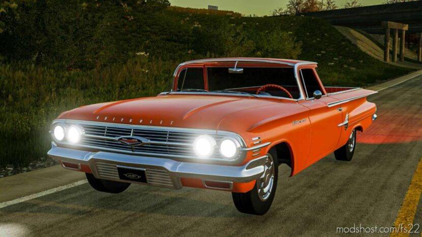 FS22 Chevrolet Car Mod: EL Camino 1960 (Featured)