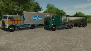 FS22 Freightliner Truck Mod: 1989 Freightliner FLT Cabover (Featured)