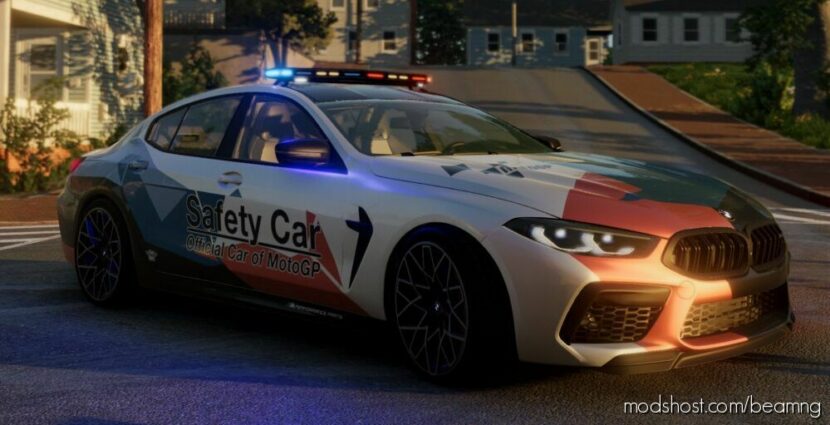 BeamNG BMW Mod: M8 Xdrive 3.0 Safety CAR (Featured)