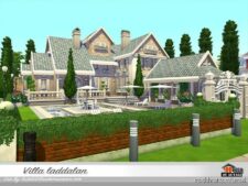 Sims 4 House Mod: Villa Laddalan No CC (Image #2)