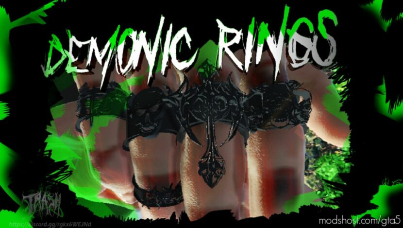 GTA 5 Player Mod: Demonic Rings For MP Male And Female (Featured)