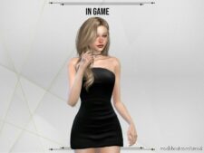 Sims 4 Dress Clothes Mod: Tamara Dress (Image #2)