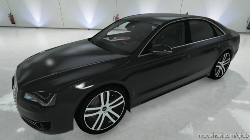 GTA 5 Audi Vehicle Mod: A8 W12 (Featured)