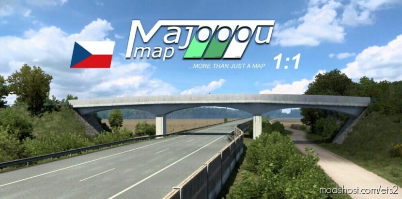 ETS2 Mod: Majoooumap – Real-Scale Map Of Czechia (Featured)