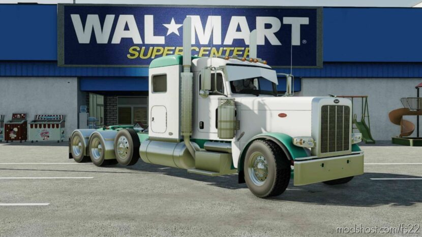 FS22 Peterbilt Truck Mod: Dslm Peterbilt 389 (Featured)