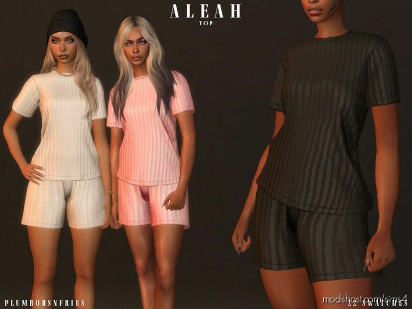 Sims 4 Adult Clothes Mod: Aleah SET (Featured)