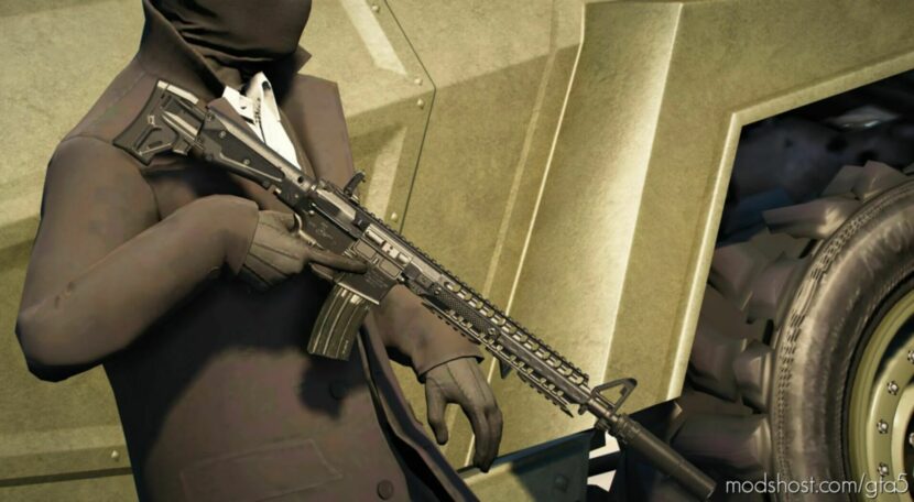 GTA 5 Weapon Mod: Tactical M4A1 Animated V2.0 (Featured)