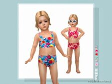 Sims 4 Swimwear Clothes Mod: Toddler Swimsuit P23 (Featured)