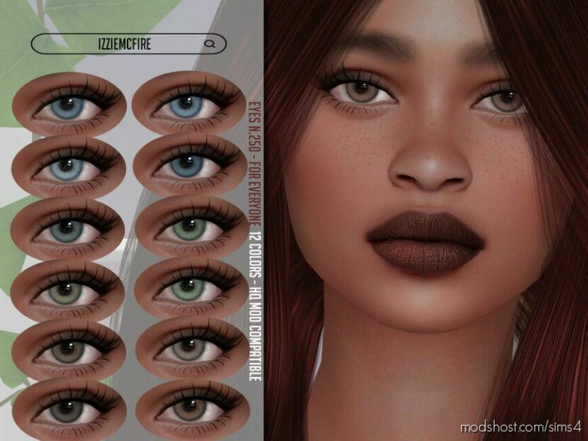 Sims 4 Mod: IMF Eyes N.250 (Featured)