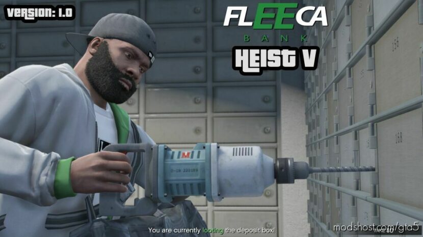 GTA 5 Script Mod: Fleeca Heist V Remastered .NET (Featured)