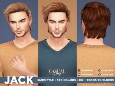 Sims 4 Male Mod: Jack Hairstyle (Featured)