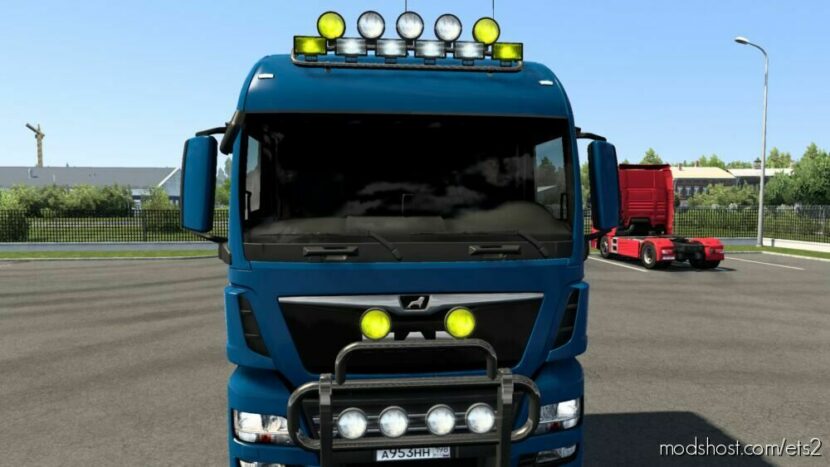 ETS2 Headlights Part Mod: NEW Addon Lamps By Maxx_Agent 1.47 (Featured)